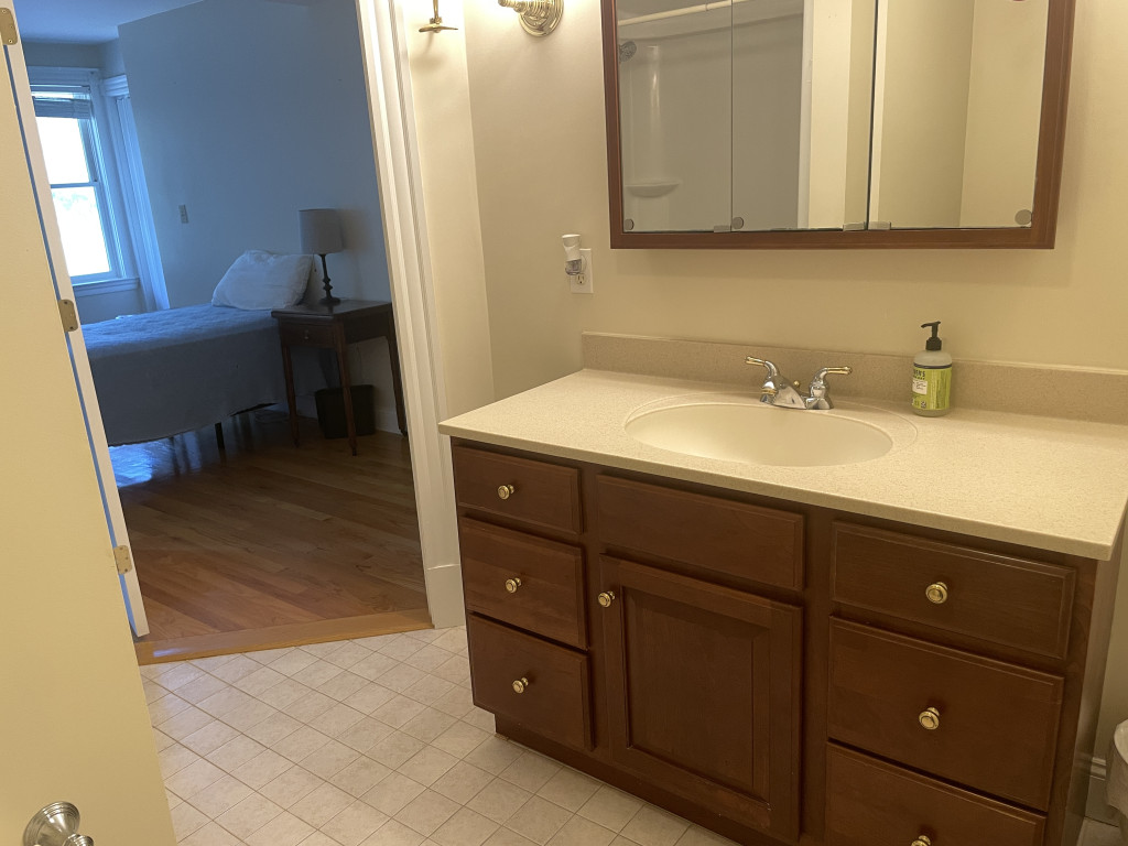 Room for rent in over 1300 sf apt. Private bath. Large in room closets. 